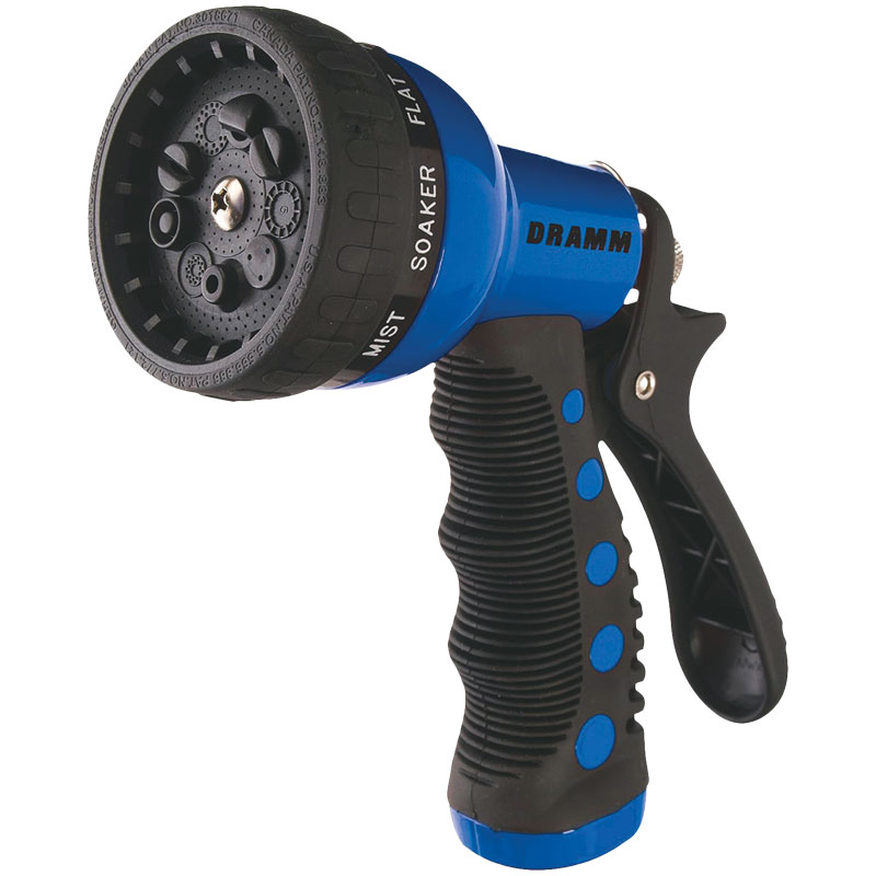 DRAMM Touch N Flow 9 Pattern Adjustable Metal Gun Nozzle
