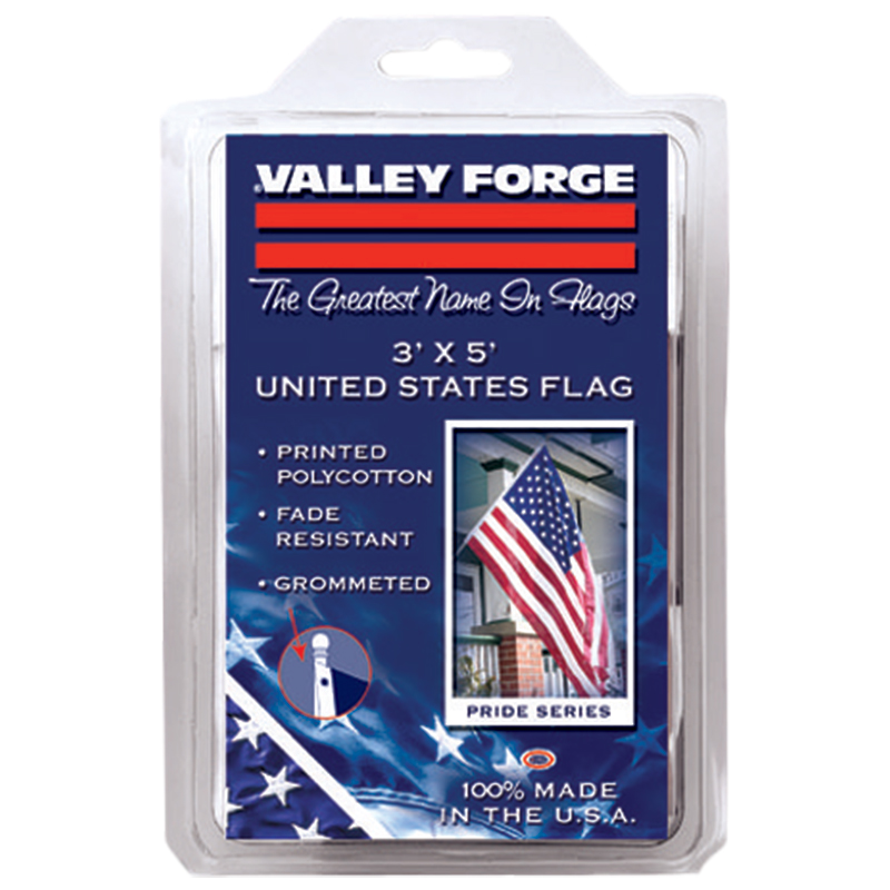 Valley Forge® Polycotton Replacement Flag, 3' x 5'