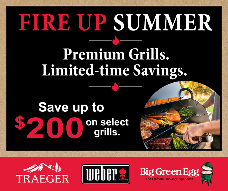 Fire Up Summer - Red Hot Grill Sale