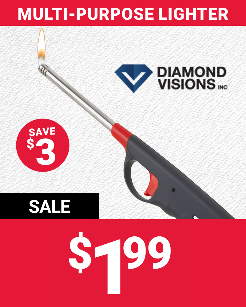 Diamond Visions™ Click n Flame Classic Multi-Purpose Lighter