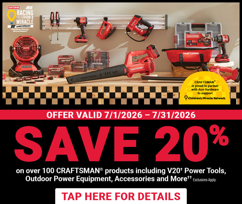CRAFTSMAN® Racing For A Miracle 20% Off