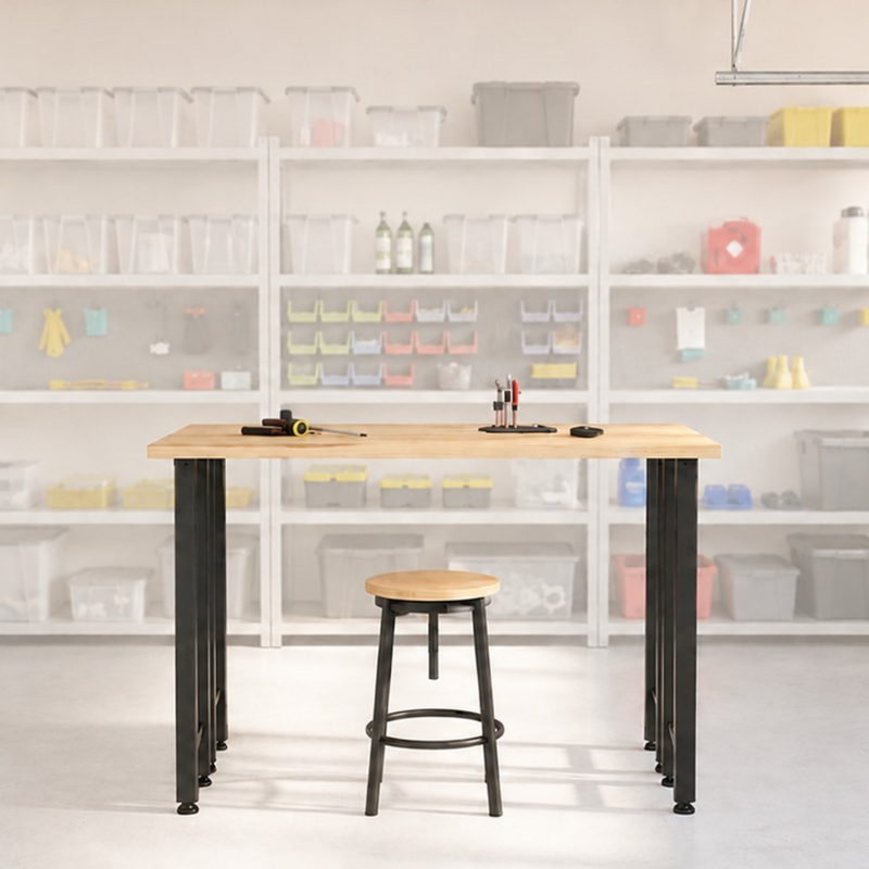 56" Metal Workbench