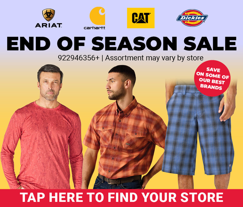 End Of Season Sale on Apparel